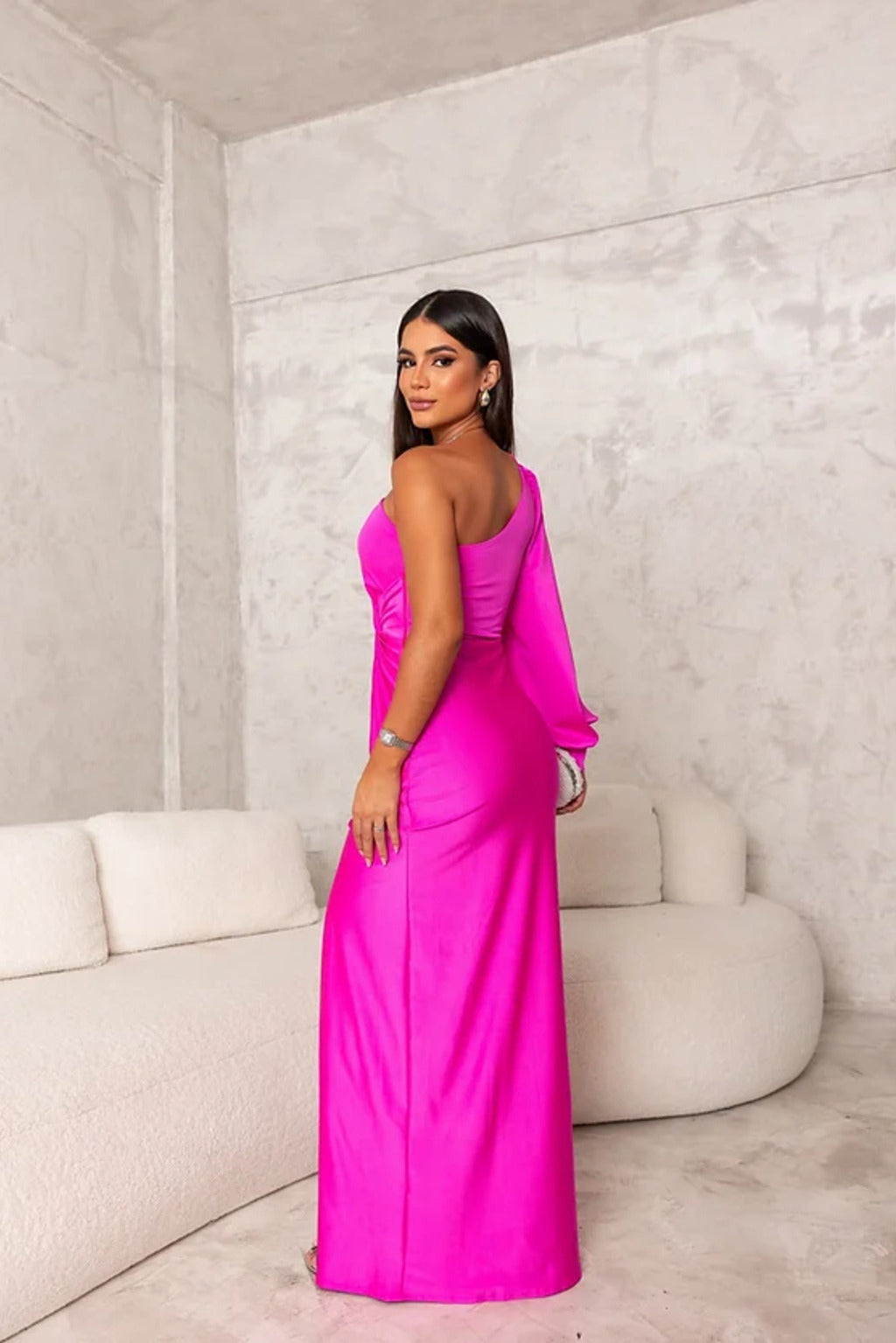 Gil™ Dress | Elegance flowing of one-shoulder