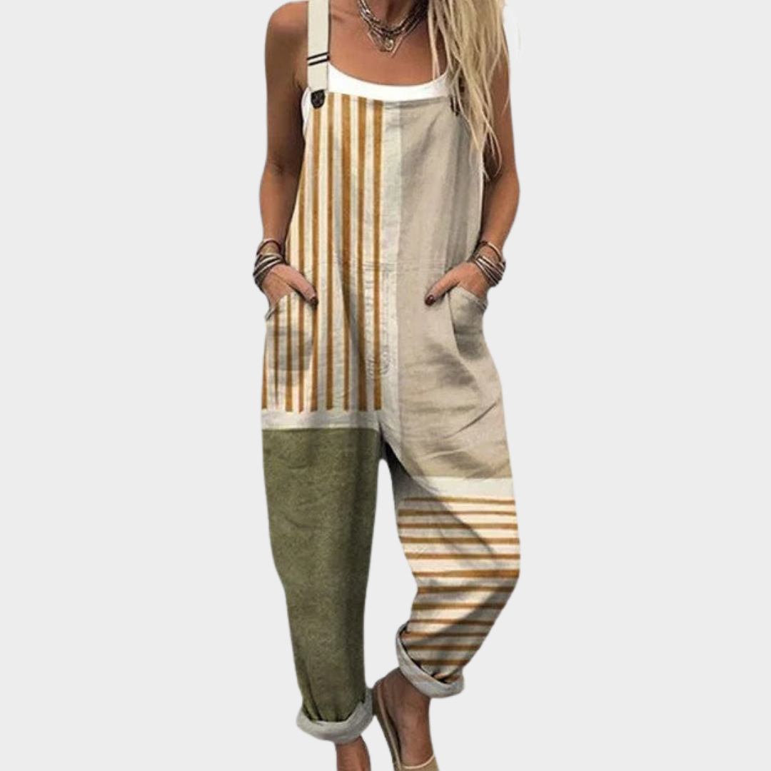 Alba | Comfortable Printed Dungarees