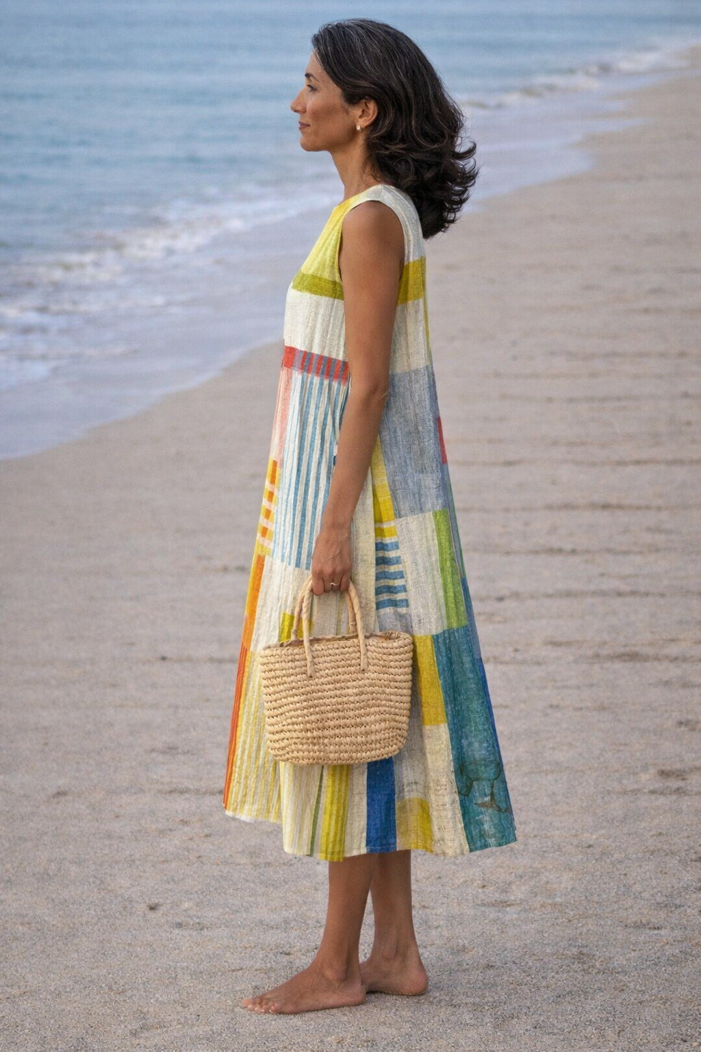 Eva | Dress Midi Geométrico