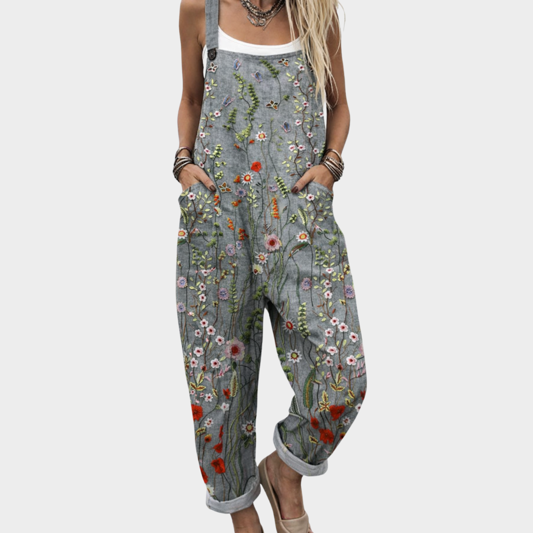 Martina | Comfortable Printed Dungarees