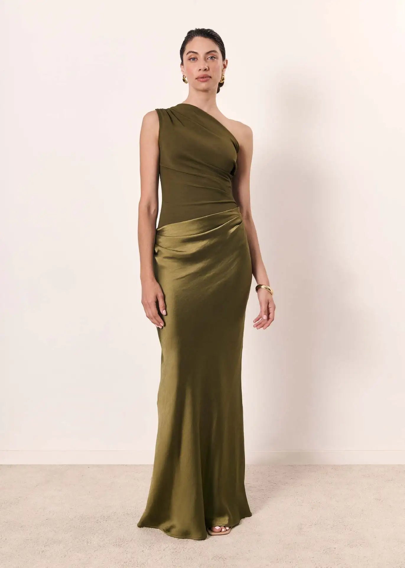 Dress Maxi with Culpabilidad in Satin