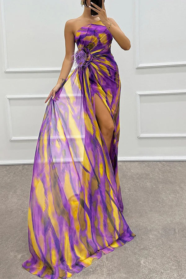 Dress Draped Vibrant