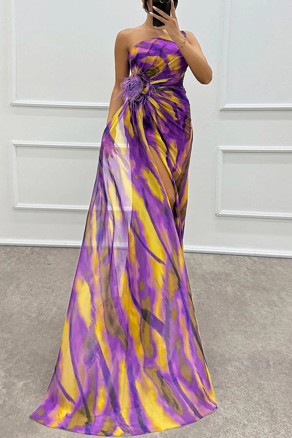 Dress Draped Vibrant