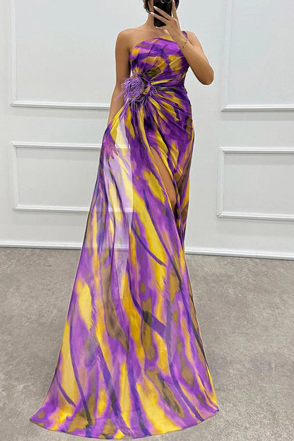 Dress Draped Vibrant
