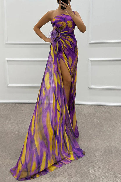 Dress Draped Vibrant