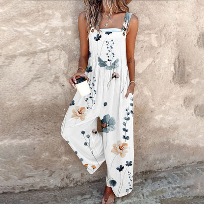 Sofìa | Comfortable Printed Dungarees