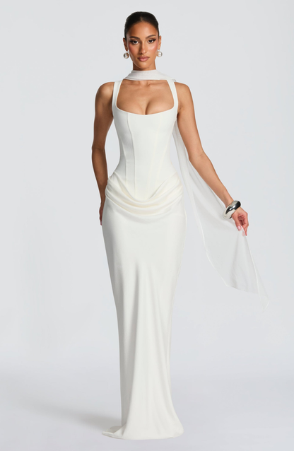 Pink™ | Dress with silhouette flowing with corset fitted