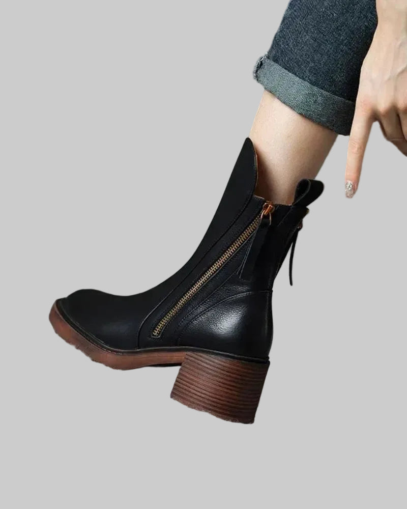 GABRIELA™ | Boots elegant of leather