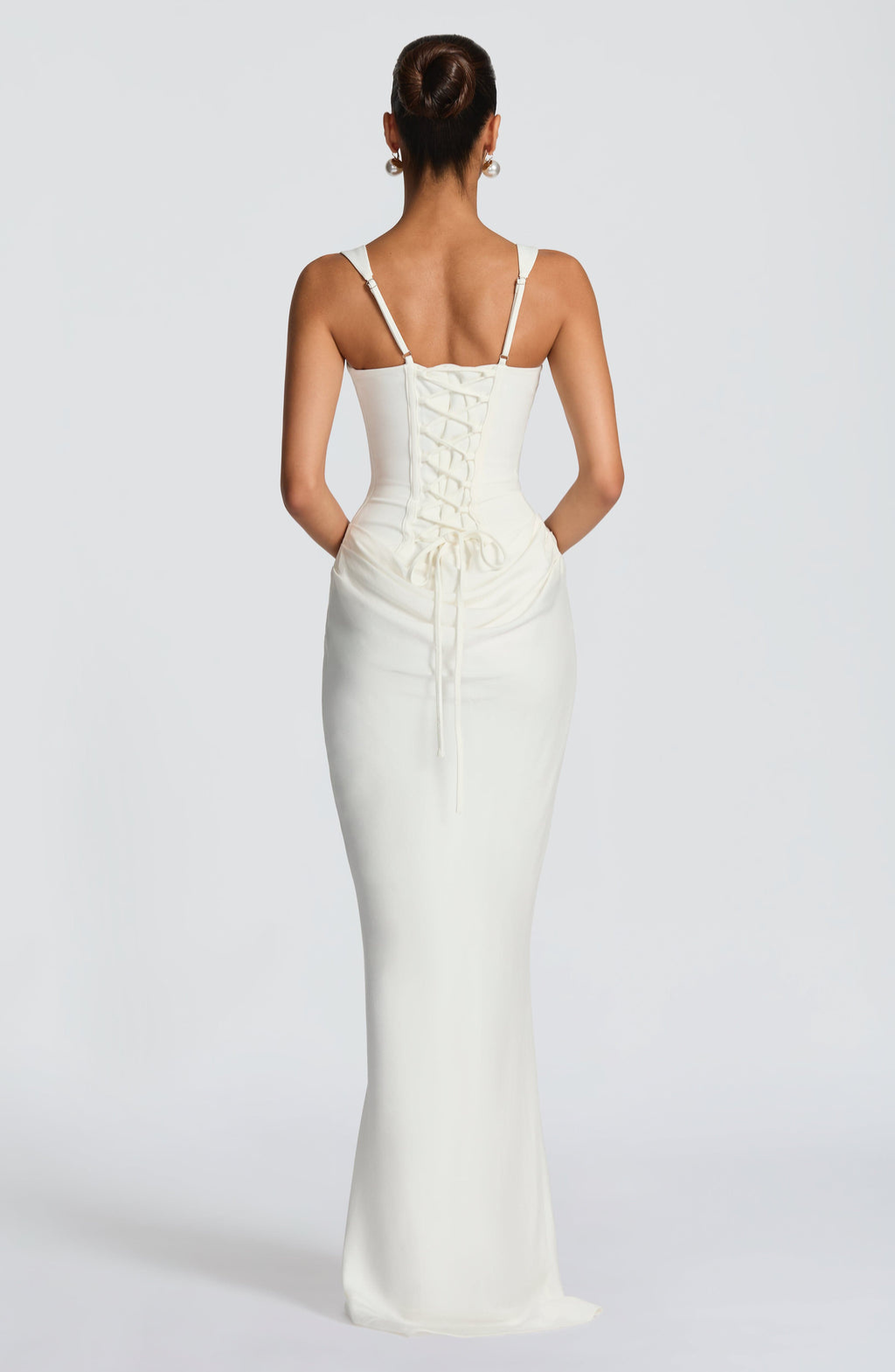 Pink™ | Dress with silhouette flowing with corset fitted