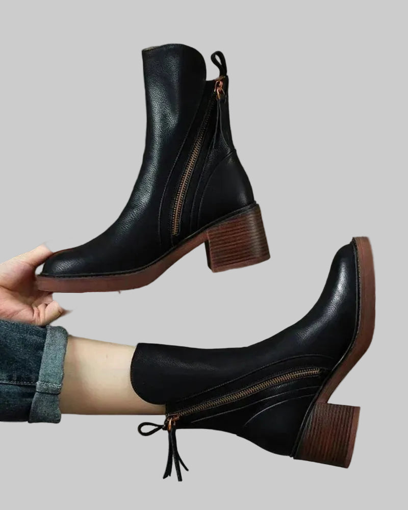 GABRIELA™ | Boots elegant of leather