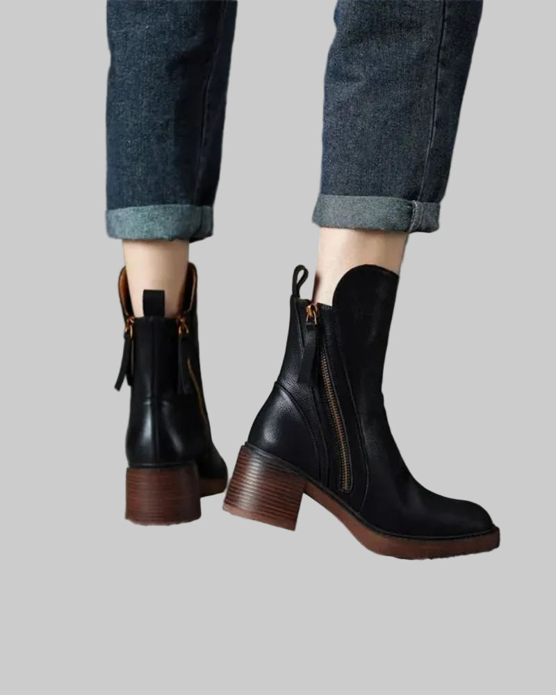GABRIELA™ | Boots elegant of leather