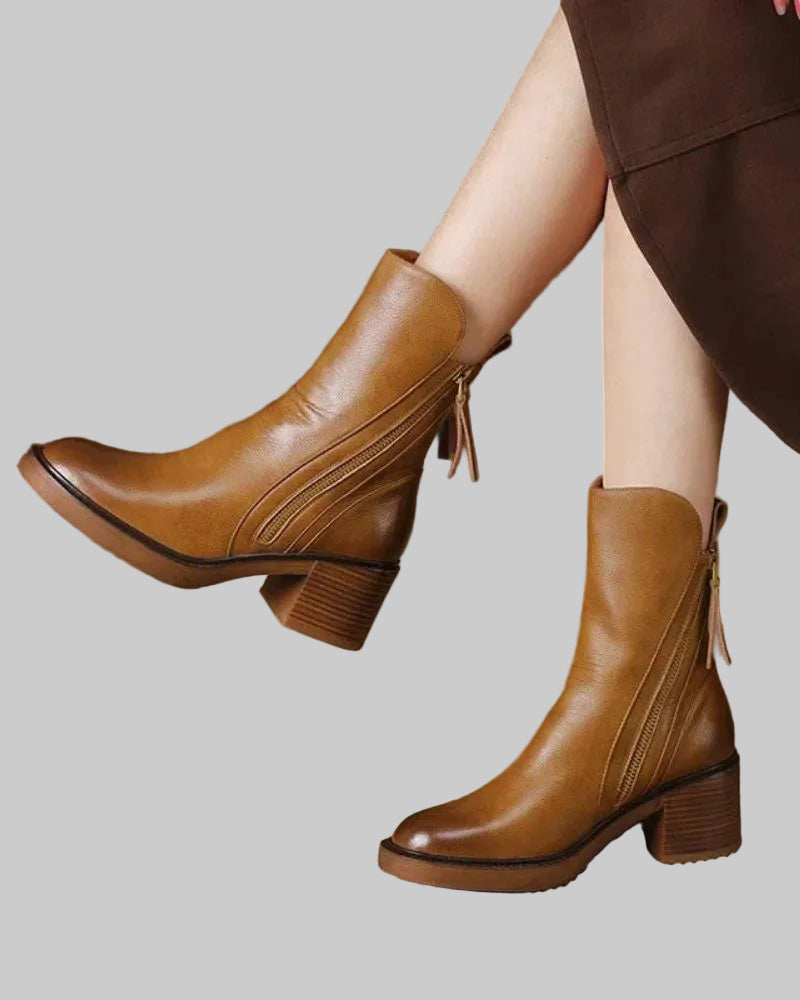 GABRIELA™ | Boots elegant of leather