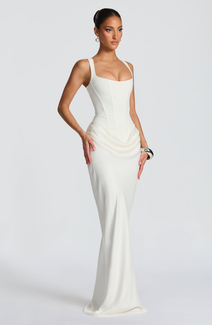 ELENA™ | DRESS MAXI WITH SHAPE OF HOURGLASS OF SAND