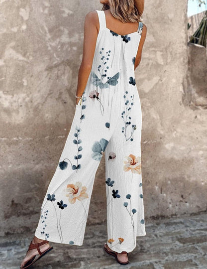 Sofìa | Comfortable Printed Dungarees
