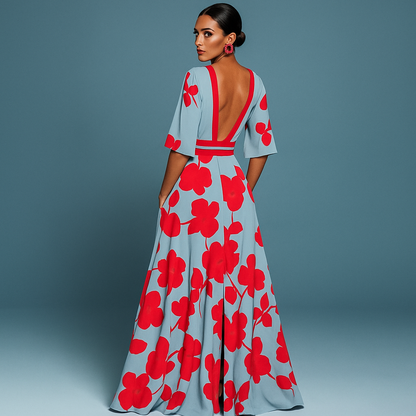 Dress of Viscosa Elegant