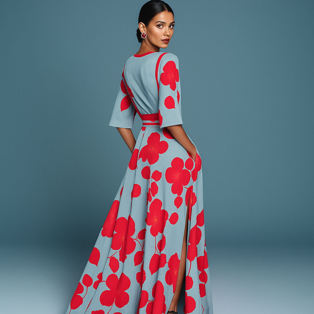Dress of Viscosa Elegant