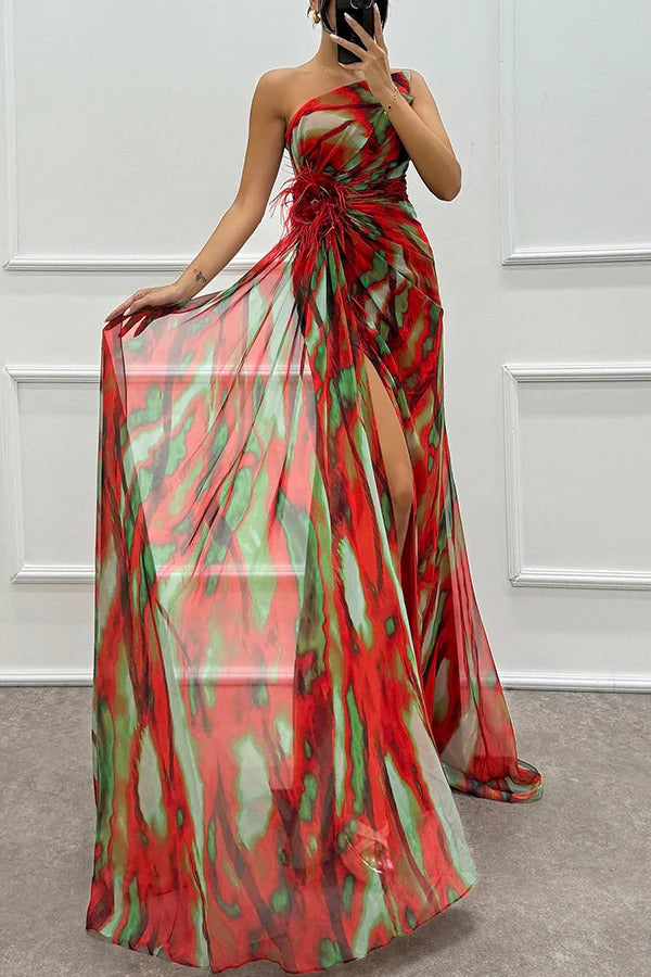 Dress Draped Vibrant
