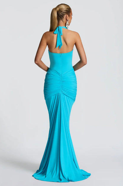 Tatiana™ Dress | Elegance flowing with neckline halter