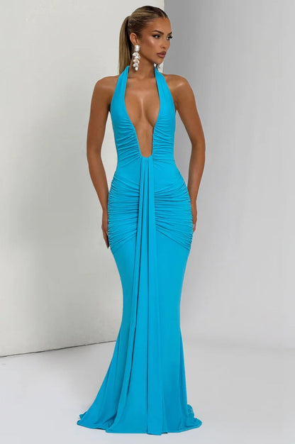 Tatiana™ Dress | Elegance flowing with neckline halter