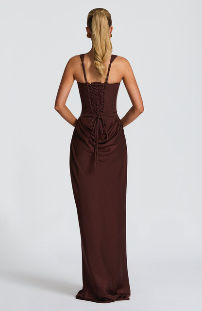 Pink™ | Dress with silhouette flowing with corset fitted