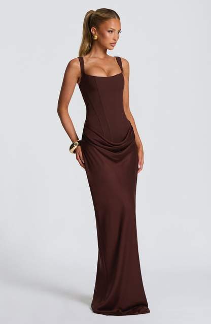 Pink™ | Dress with silhouette flowing with corset fitted