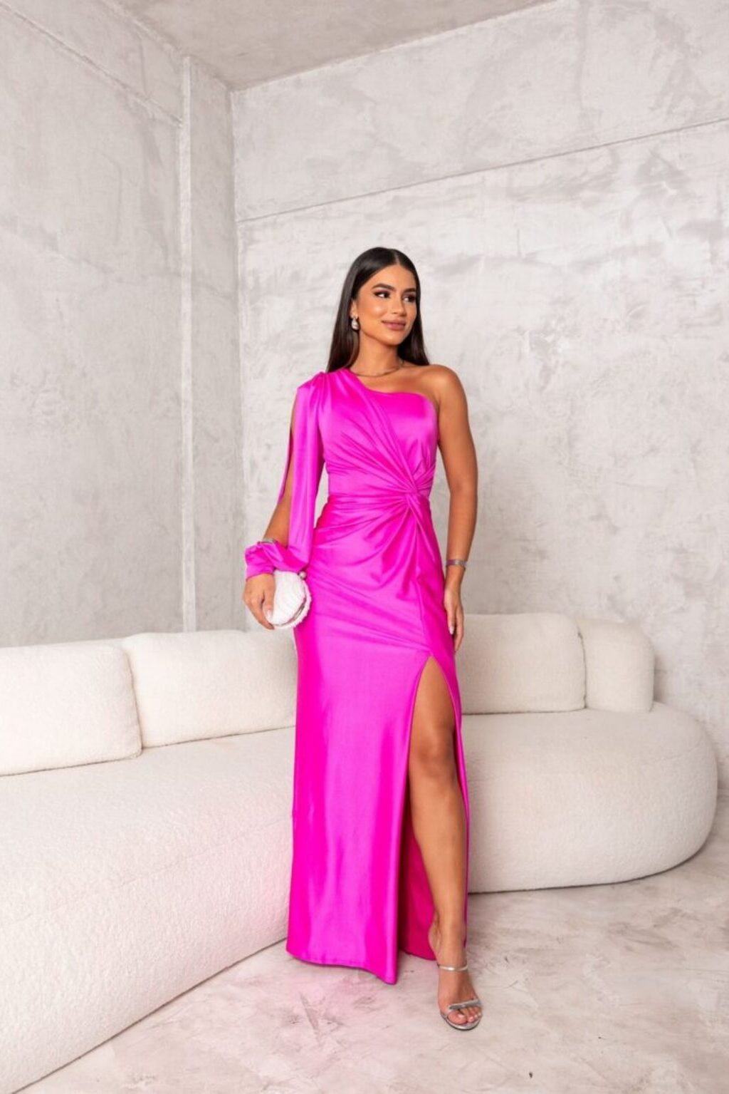 Gil™ Dress | Elegance flowing of one-shoulder