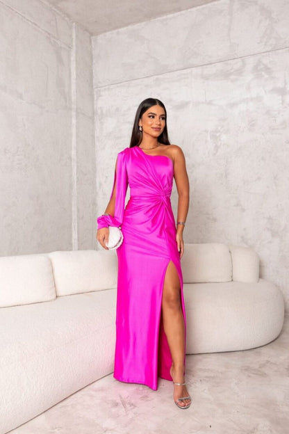 Gil™ Dress | Elegance flowing of one-shoulder