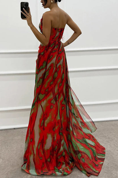 Dress Draped Vibrant