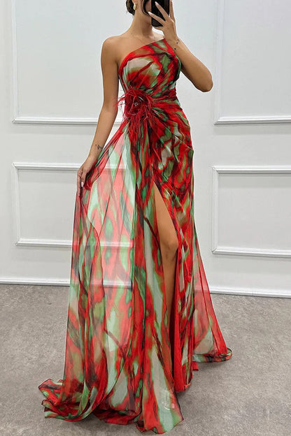 Dress Draped Vibrant