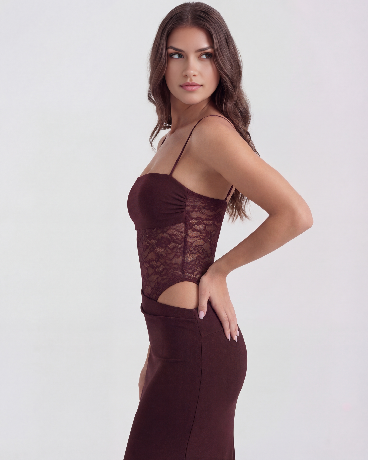 Marga™ Dress | Elegance structured with detail of lace