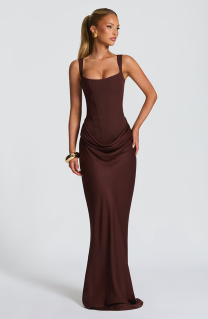 Pink™ | Dress with silhouette flowing with corset fitted