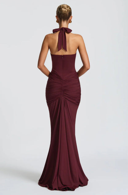 Tatiana™ Dress | Elegance flowing with neckline halter