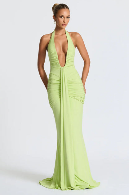 Tatiana™ Dress | Elegance flowing with neckline halter