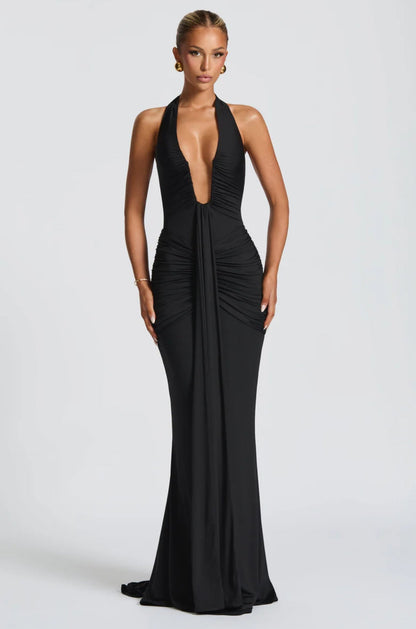 Tatiana™ Dress | Elegance flowing with neckline halter