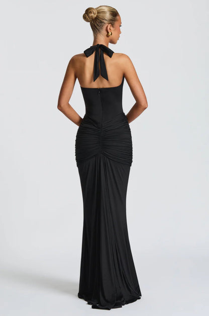 Tatiana™ Dress | Elegance flowing with neckline halter