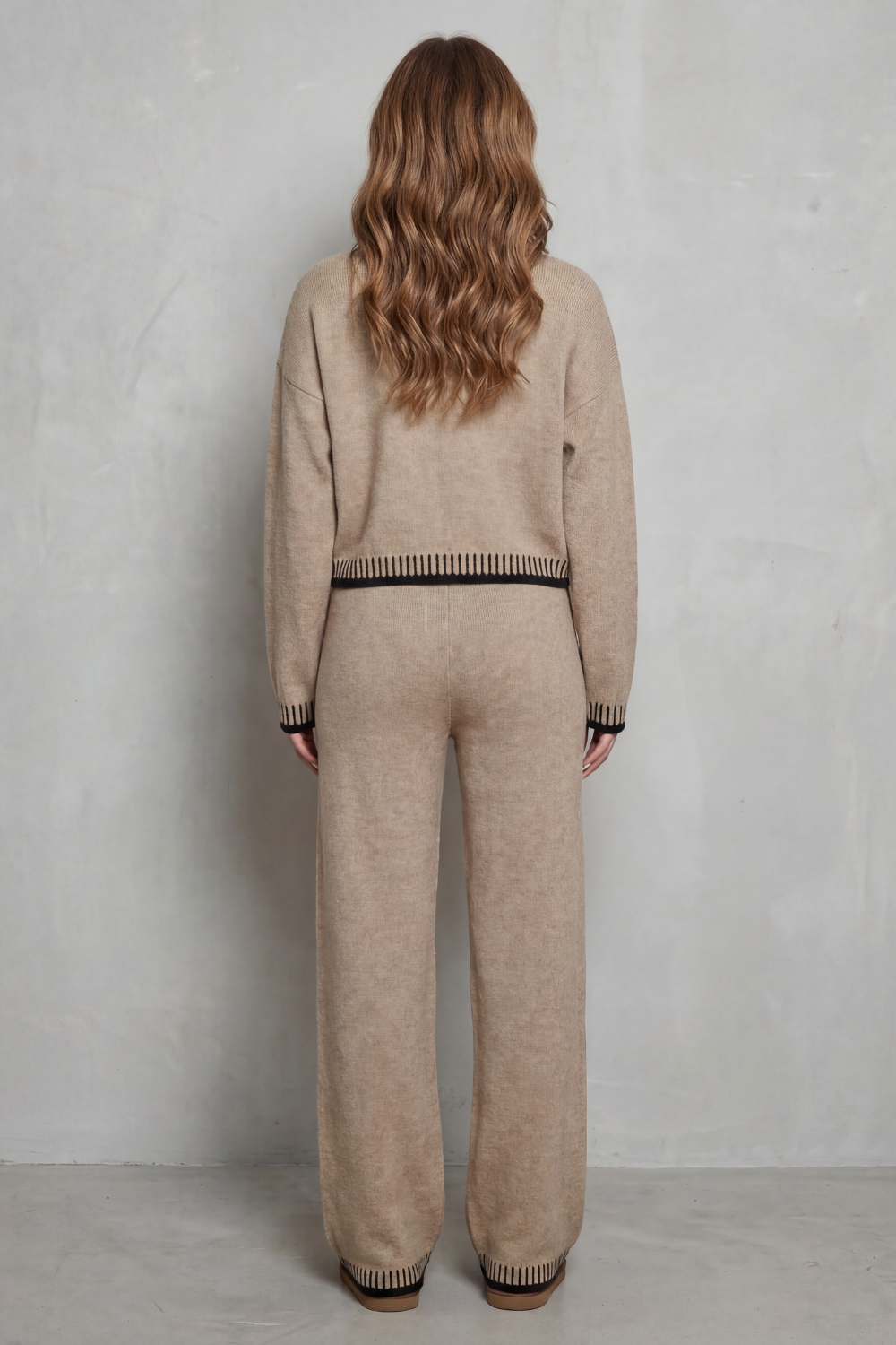 Amelia™ | Set Knit Relaxed with Details in Contraste