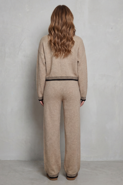 Amelia™ | Set Knit Relaxed with Details in Contraste