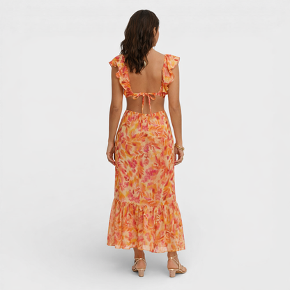 Velgara™ Dress | Romance floral with elegance natural