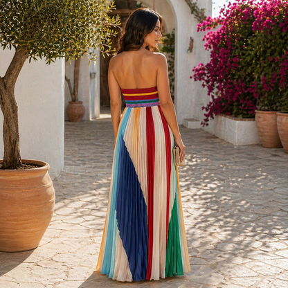 Plain™ | Dress long strapless elegant and sophisticated