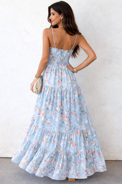 Sky blue™ Dress | Freshness floral with elegance natural