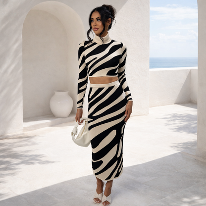 SET LENA ZEBRA™ | Impacto gráfico with elegance modern