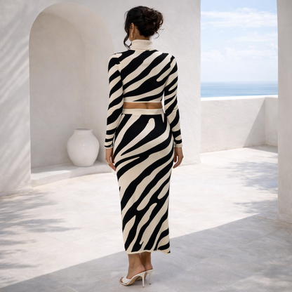 SET LENA ZEBRA™ | Impacto gráfico with elegance modern