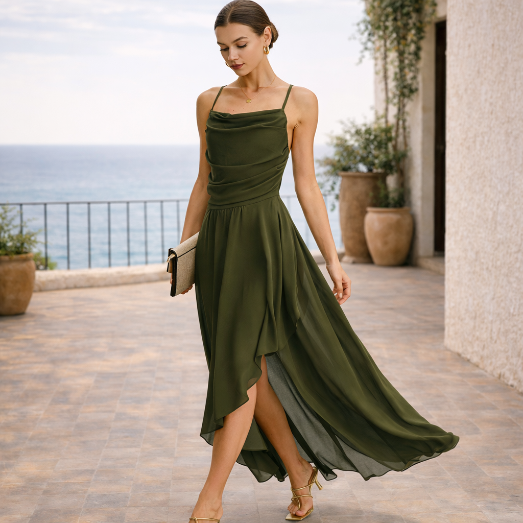 EMERALD™ DRESS | Movement sophisticated in green deep