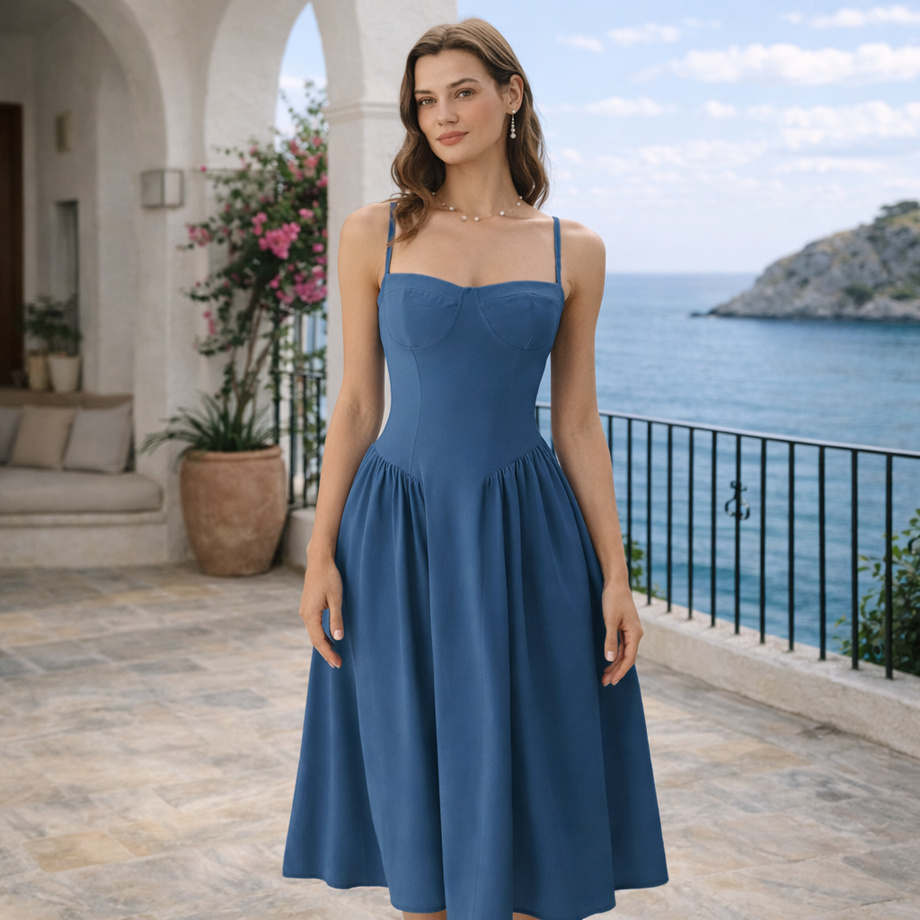 NAVY™ DRESS | Silhouette corset with elegance structured
