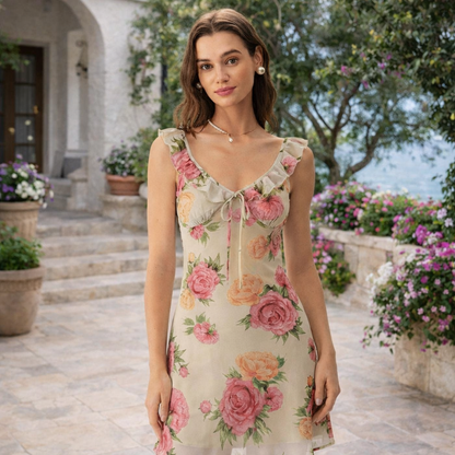 GARDEN VINTAGE™ DRESS | Romance floral with thatncia delicate