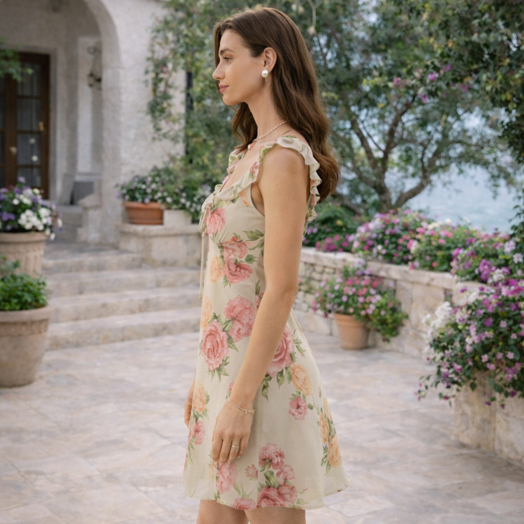 GARDEN VINTAGE™ DRESS | Romance floral with thatncia delicate