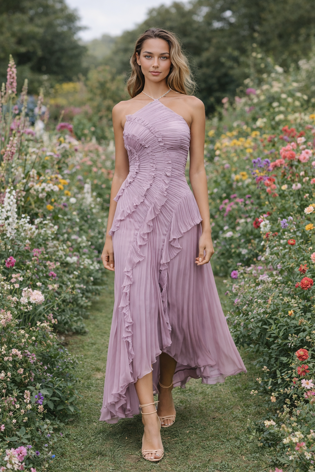 Dress Lavanda - Elegance romantic with movement