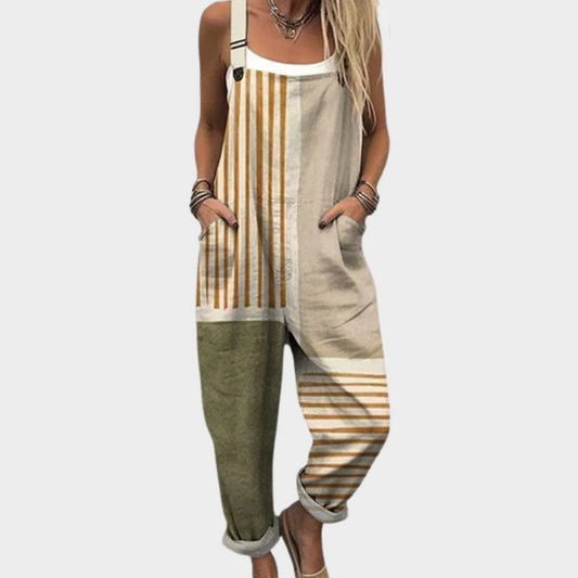 Alba | Comfortable Printed Dungarees