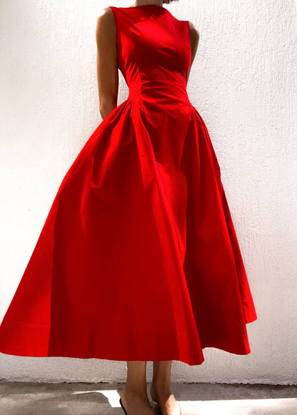 Loreto™ Dress | Elegance eterna in red