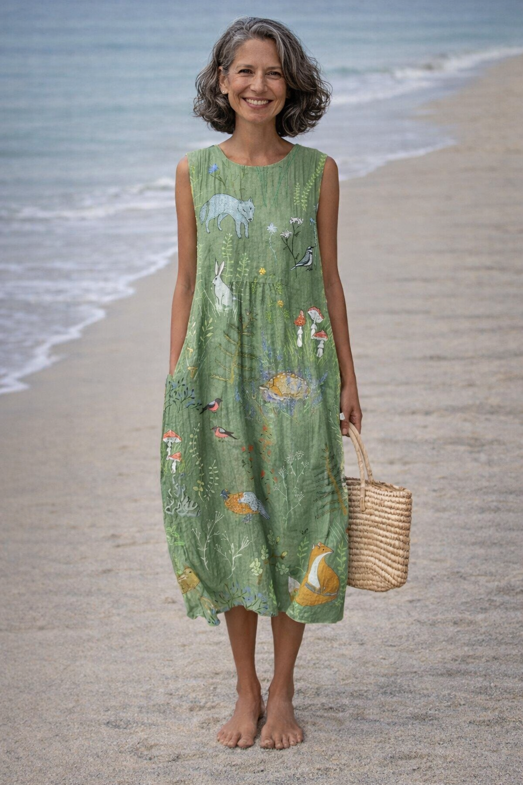 Esperanza | Dress midi style woodland